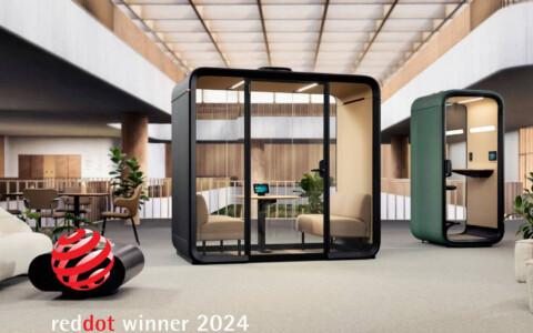 Framery wins the esteemed Red Dot Design Award 2024