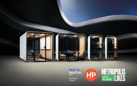 Framery Smart Pods Triumph at NeoCon 2024, Earning Multiple Prestigious Awards